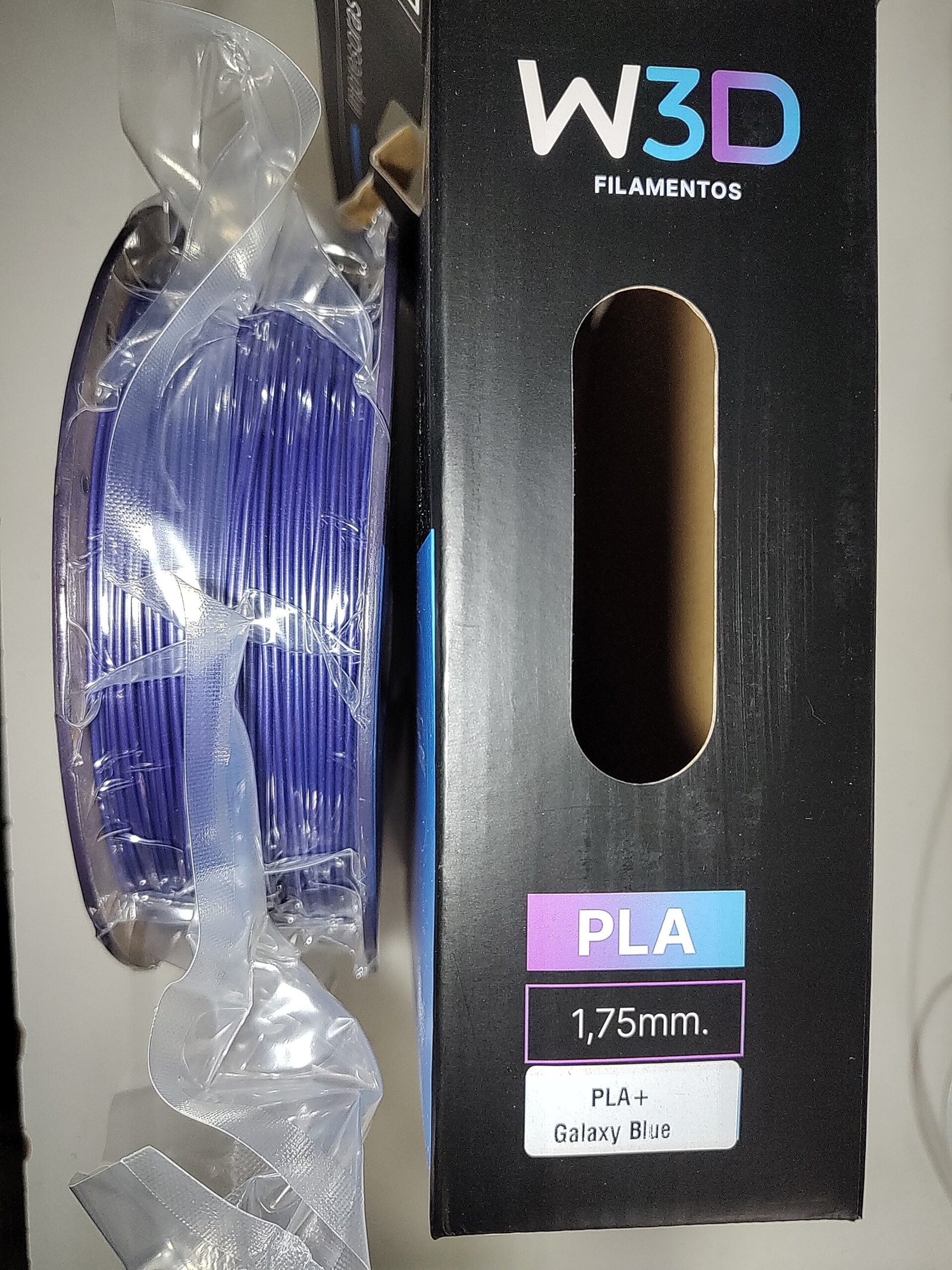 AZUL GALAXIA (Galaxy Blue) PLA W3D FILAMENTO 3D 1.75MM 1KG