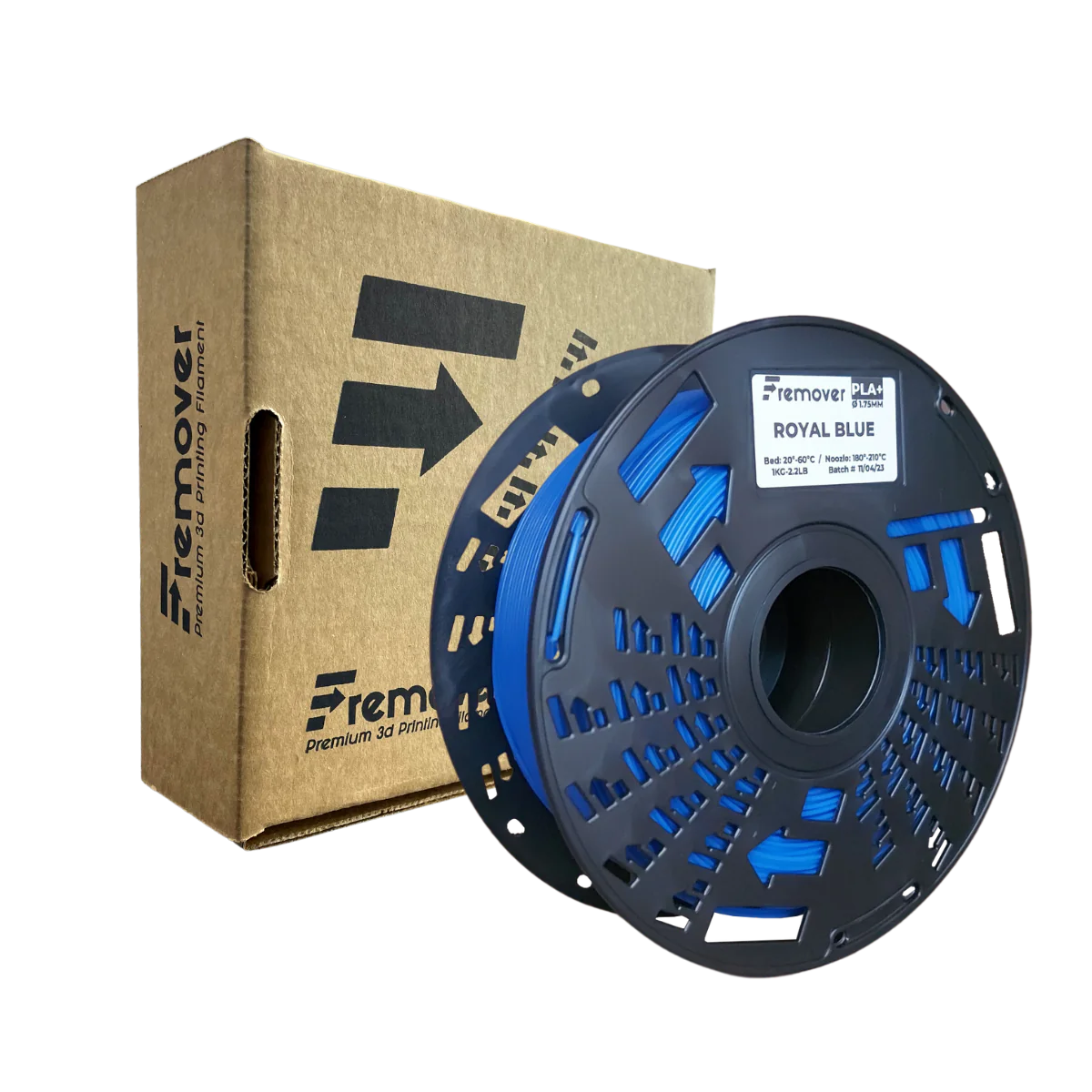 AZUL Royal Blue PLA FREMOVER Sin Caja Filamento1 KG