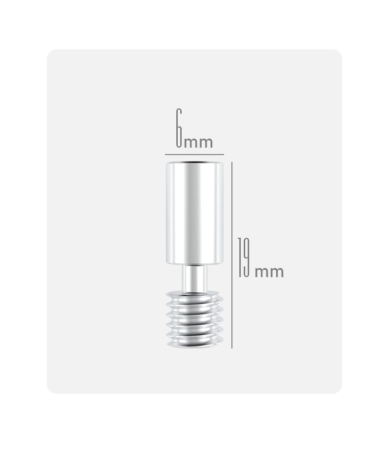TUBO DE GARGANTA DE ALEACIÓN DE TITANIO PARA ENDER-3 S1 COD 4004050018 - Imagen 2