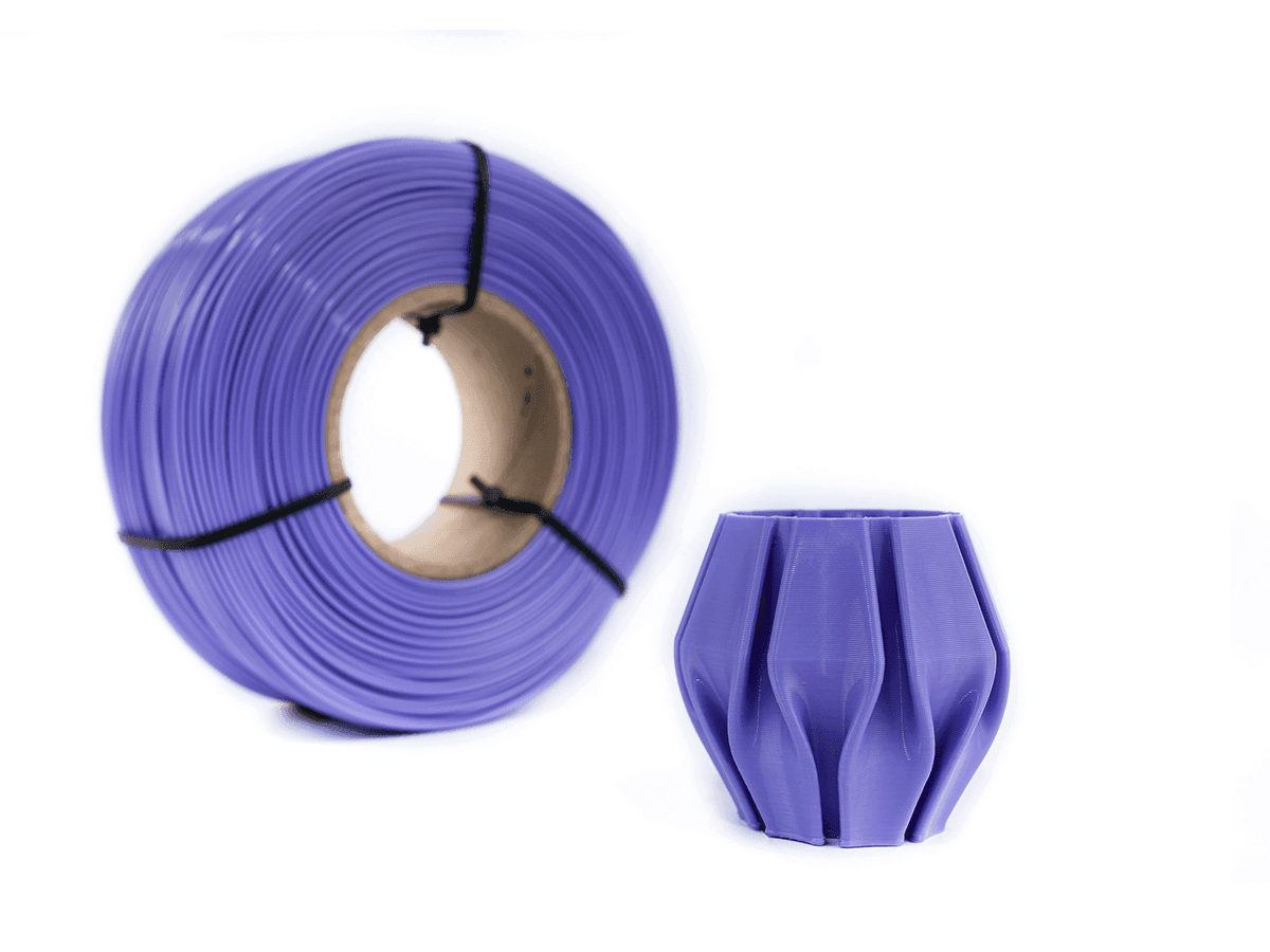 VIOLETA SIN CARRETEL PLA Filamento 3D Hellbot 1Kg 1.75mm