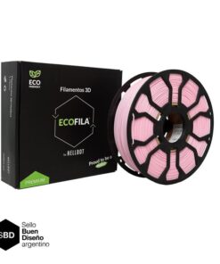 Rosa Pastel CON CARRETEL Filamento Hellbot ECOFILA 1Kg PLA 1,75mm ECOFILA 3643