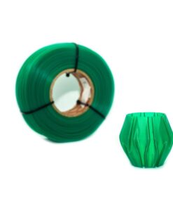Esmeralda Translucido verde SIN CARRETEL PLA Filamento 3D Hellbot 1Kg 1.75mm