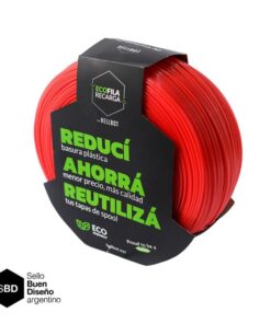 ROJO PETG SIN CARRETEL recarga Filamento 3D Hellbot 1Kg 1.75mm