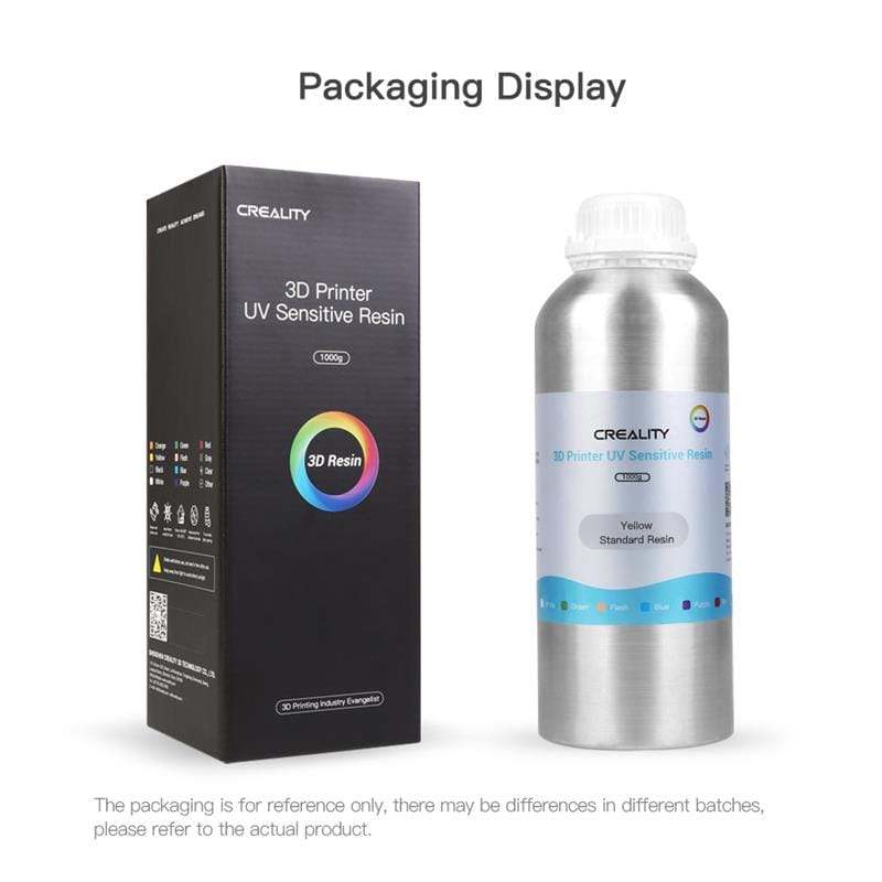 Gris Resina Creality Bajo Olor 500g cod 2220 - Imagen 2