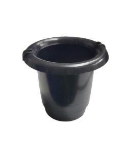 Negro interior mate polimero pacha sin bombilla