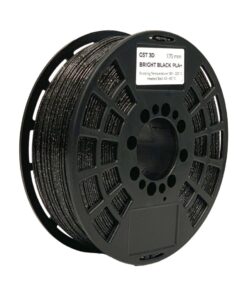 NEGRO GLITTER BLACK GLITTER GST SIN CAJA PLA Filamento 3D 1.75 1KG