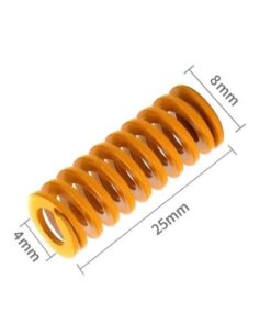 Resorte amarillo 8 x20mm de cama caliente reforzado Creality Ender 3
