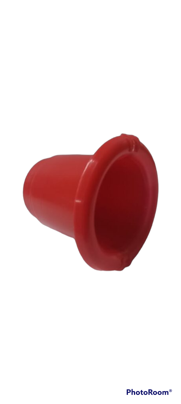 Rojo interior mate polimero pacha sin bombilla