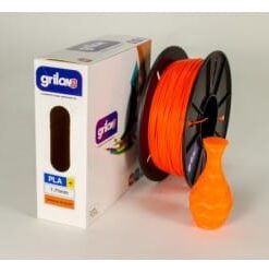NARANJA UV GLOW PLA+ 850 GRILON FILAMENTO 3D 1.75MM 1KG PLAMAS GRILON M11INF175CJ