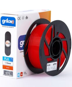 ROJO PLA+ 850 GRILON FILAMENTO 3D 1.75MM 1KG PLAMAS GRILON