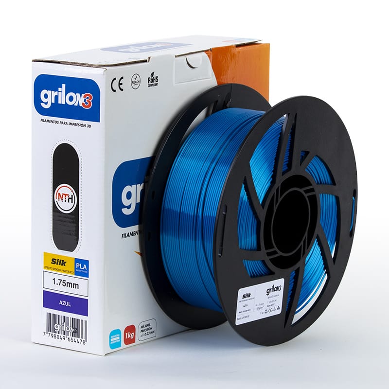AZUL PLA Silk GRILON 1KG 1.75MM