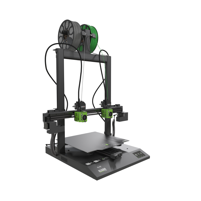 HIDRA PLUS 300x300x400mm Doble Extrusor Independiente Impresora 3D FDM Hellbot - Imagen 3