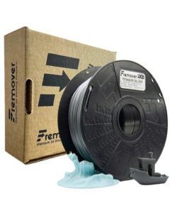 PLATA TITANIO Titanium Silver PLA FREMOVER  CON Caja Filamento 1 KG 0254