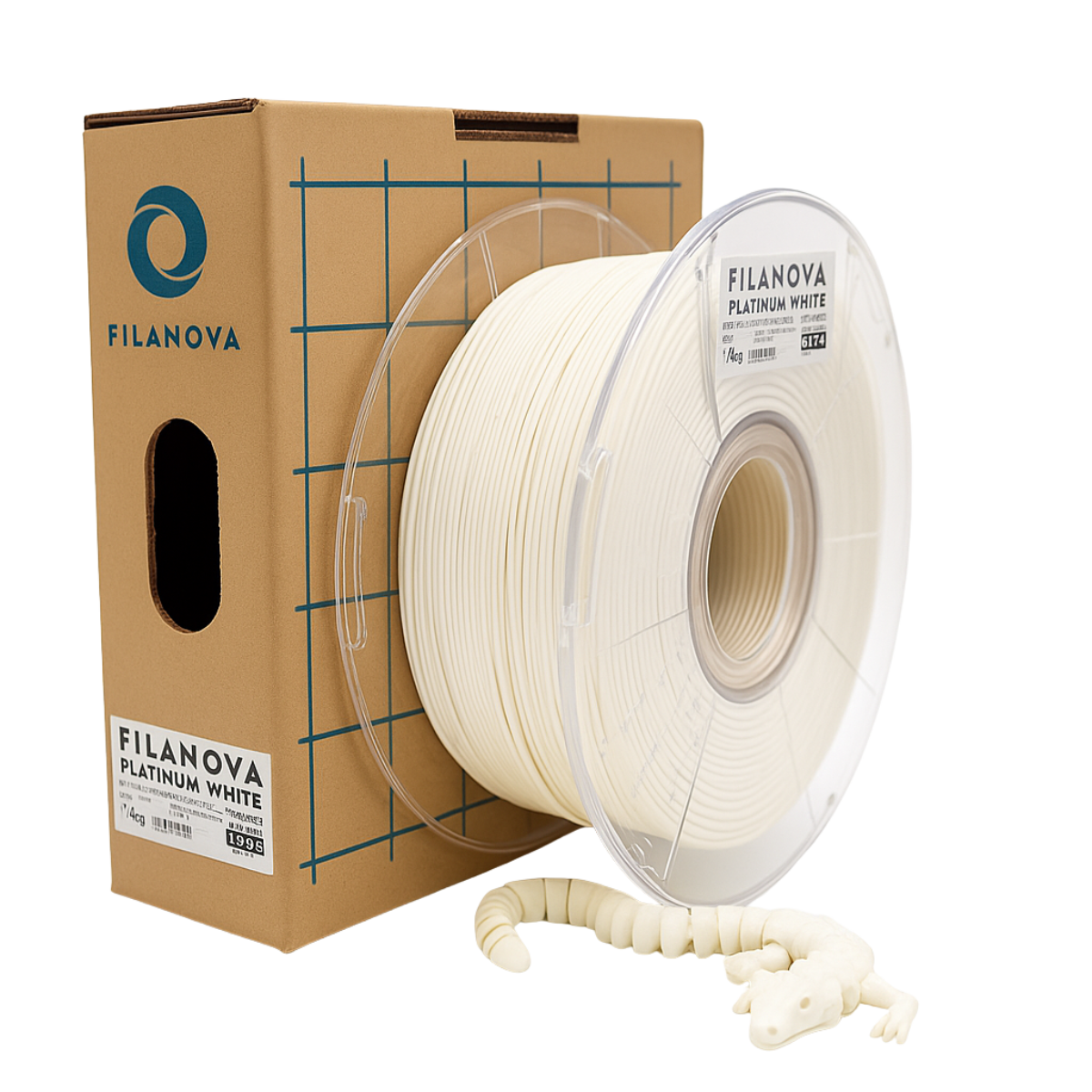 BLANCO Mistic White PLA Filanova x 1Kg Filamento 1.75