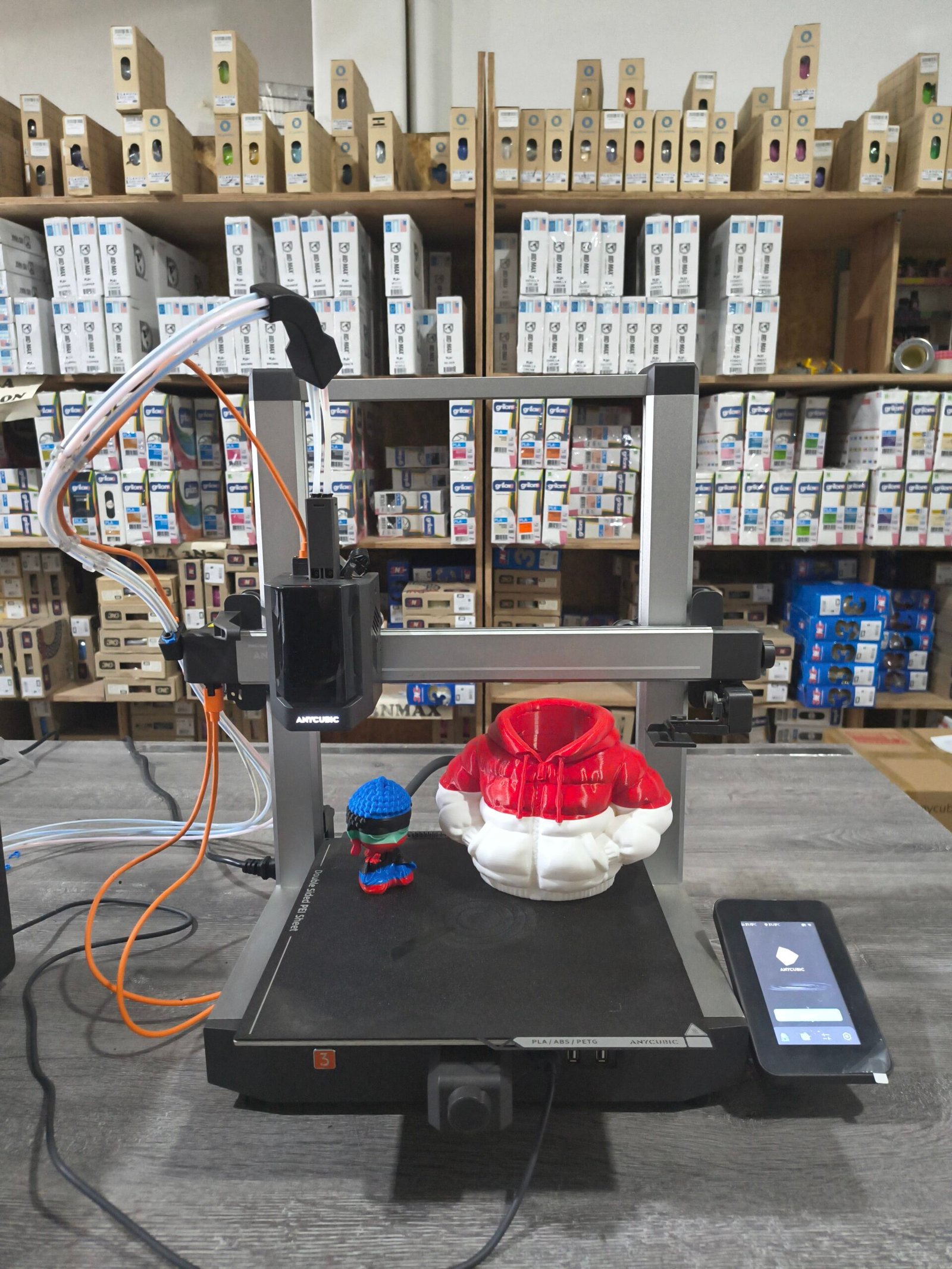 Kobra 3 Combo - USADA EN BUEN ESTADO - PEQUEÑO DETALLE EN LA CAMA | 250X250X260 Anycubic Impresora 3D FDM 3246P | 30 DIAS DE GARANTIA