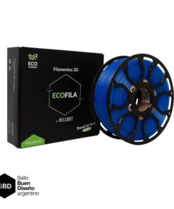 Zafiro traslucido CON CARRETEL Filamento Hellbot ECOFILA 1Kg PLA 1,75mm ECOFILA 3649