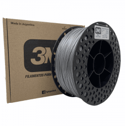 GRIS PLOMO PLA 3N3 FILAMENTO 3D 1.75MM 1KG M80IGR175CJ