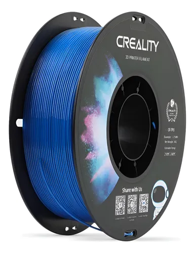 Azul Cr-TPU CREALITY Filamento Flexible 3D 1.75 1KG 3301040011