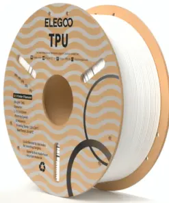 FLEXIBLE BLANCO plastic trays TPU Elegoo Filamento Diámetro 1,75mm 1kg 50.203.0568