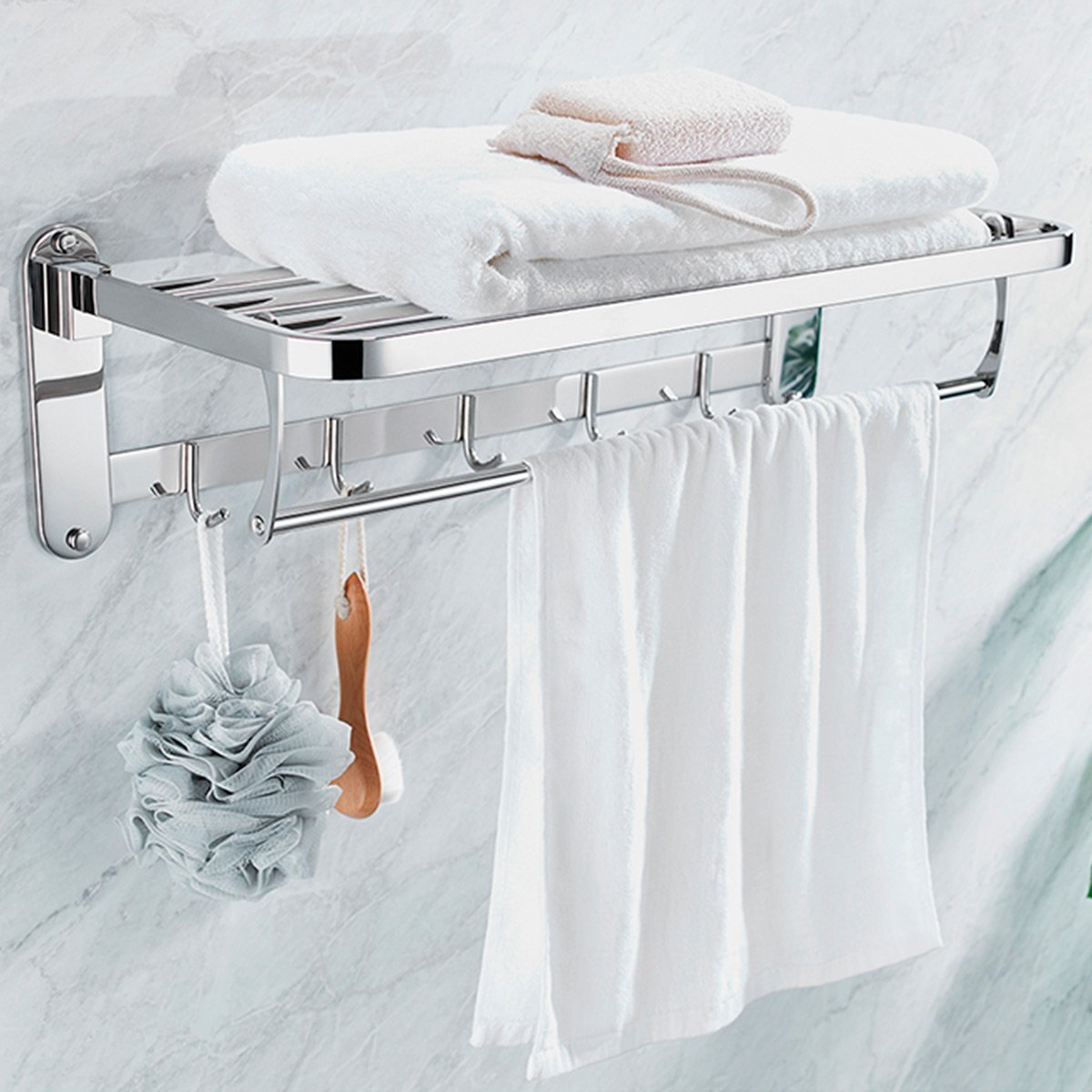 Toallero con estante rebatible - Imagen 3
