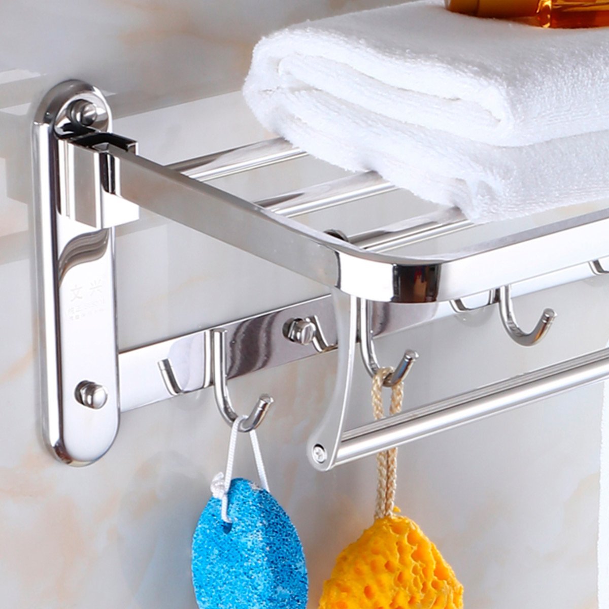 Toallero con estante rebatible - Imagen 4