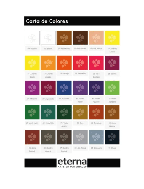 TIERRA SOMBRA NATURAL Pintura Aerografia Eterna Hard Superficies Rigidas 50ml X 15 COD 86 - Imagen 3