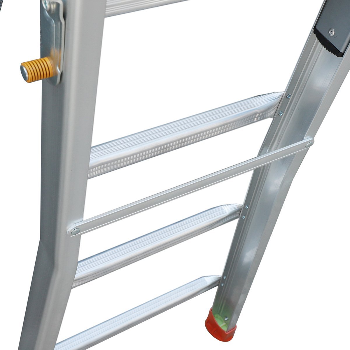 Escalera de aluminio 4x4 con pies extensibles 3,63 m MIYAWA DEEI-E363 - Imagen 2