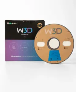 BLANCO (White) PETG W3D FILAMENTO 3D 1.75MM 1KG