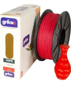 ROJO HIPS GRILON FILAMENTO 3D 1.75MM 1KG