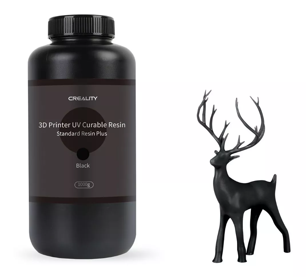 NEGRO Resina Creality Dura Plus 1000g 1kg - 3302020090 - 3302020055