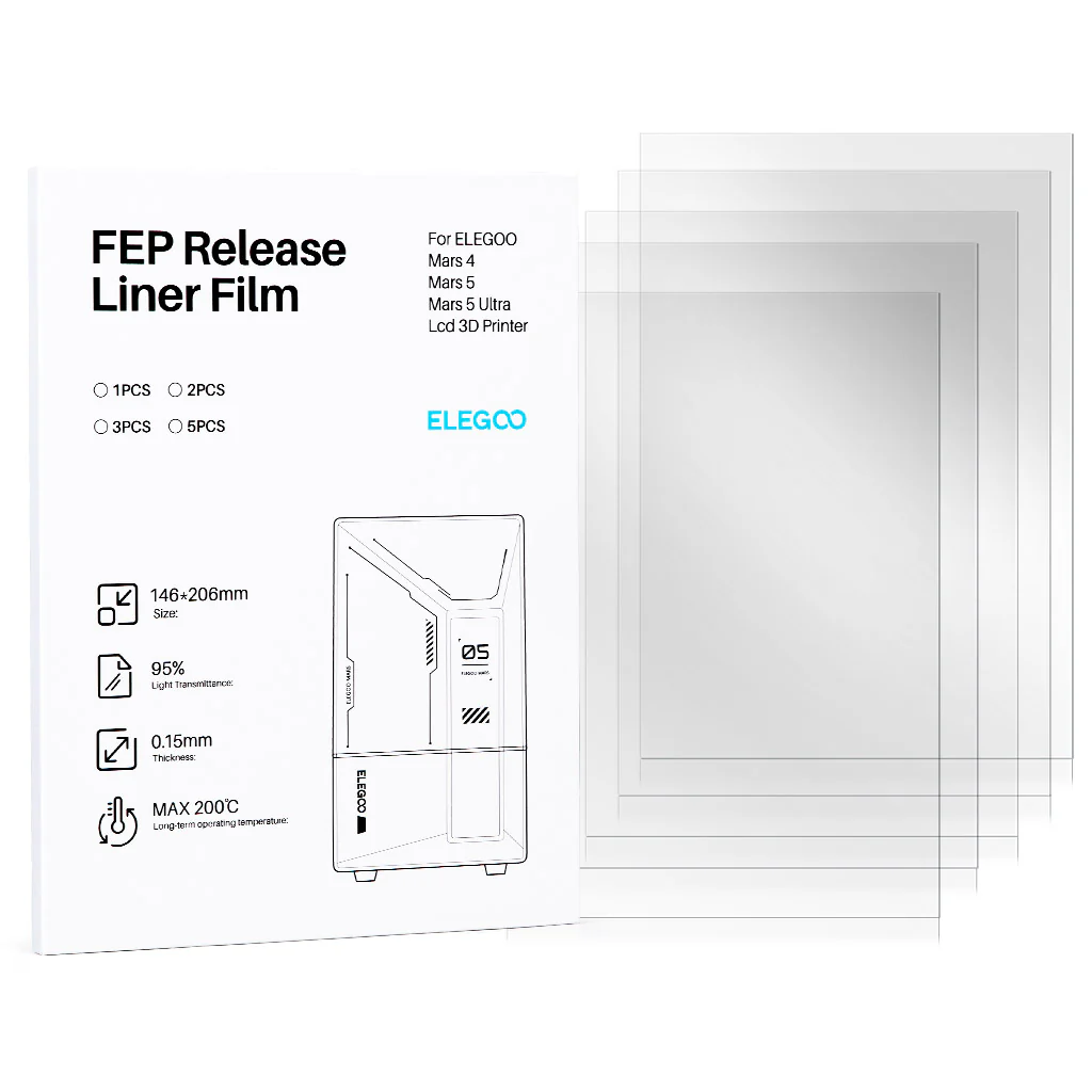 MARS 5 ULTRA FEP FILM 3PCS MARS 5 ULTRA FEP FILM 3PCS 50.102.0091