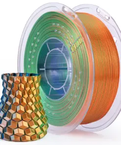 AZUL VERDE NARANJA SILK PLA Elegoo Filamento  -1.75mm-1KG 50.203.0337