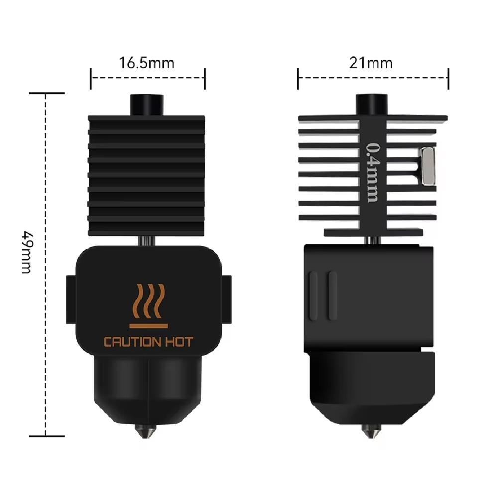 0.6 A1 Hotend Bambu Lab alta velocidad Acero Inoxidable pico Upgrade generico 32793 C3 - Imagen 2