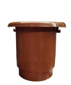 Marron interior mate polimero pacha sin bombilla