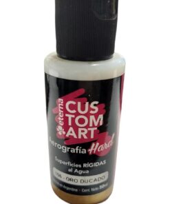 ORO DUCADO Pintura Aerografia Eterna Hard Superficies Rigidas 50ml X 15 COD 106