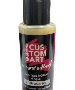 TIERRA SIENA TOSTADA Pintura Aerografia Eterna Hard Superficies Rigidas 50ml X 15 COD 85