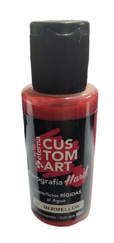 BERMELLON Pintura Aerografia Eterna Hard Superficies Rigidas 50ml X 15 COD 22
