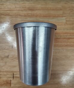 MOD1 500ML LABIO RECTO VASO UN POCO DE RUIDO CON STL (SOLO VASO DE ALUMINIO SIN PIEZAS IMPRESAS) ALUMINIO 9cm(dia superior) - 7cm (dia inferior) - 11.6 (altura)