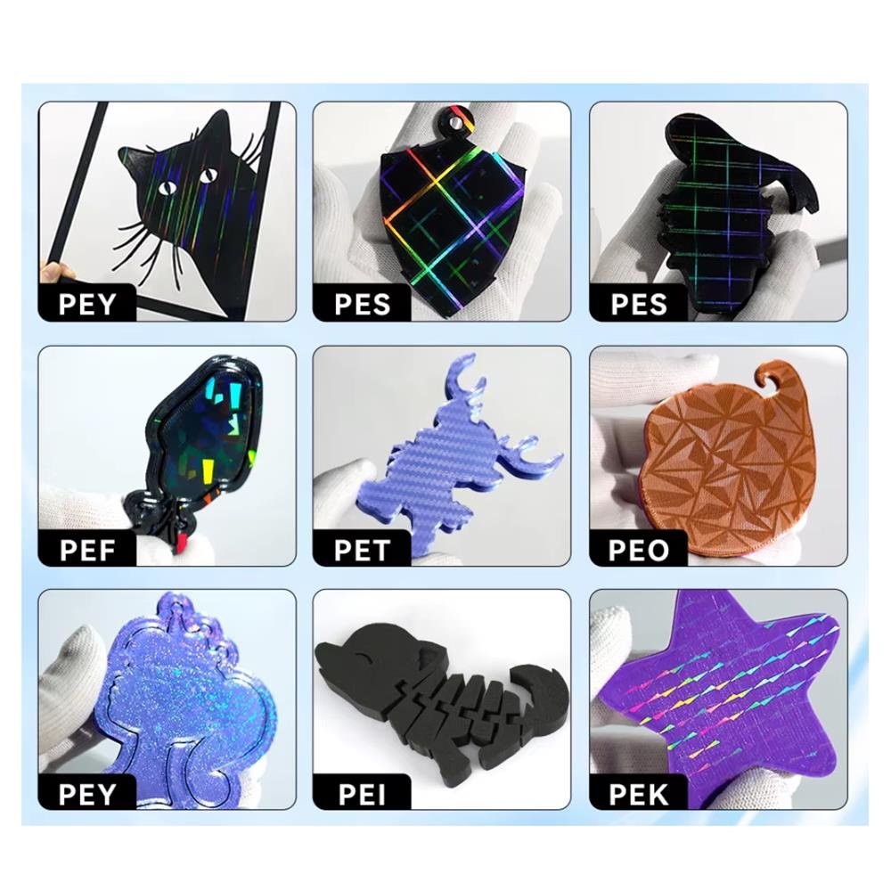 Cama magnetica Holografica Mesa flex PEO - PEI Bambu Lab X1 P1 A1 32821 - Imagen 2