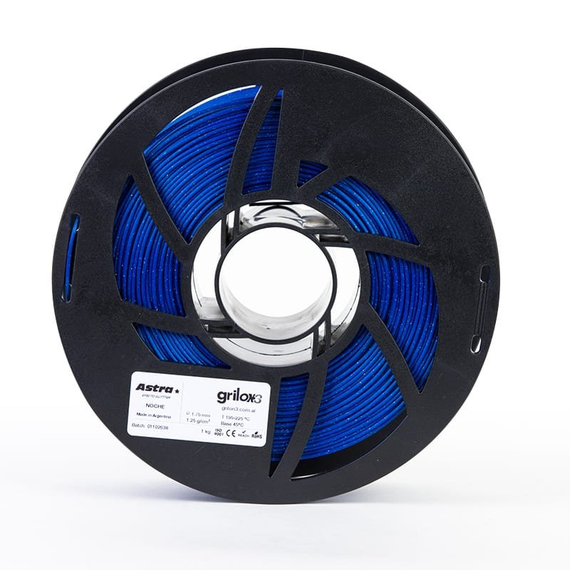 NOCHE PLA ASTRA CON GLITTER GRILON FILAMENTO 3D 1.75MM 1KG M22INO175CJ - Imagen 2
