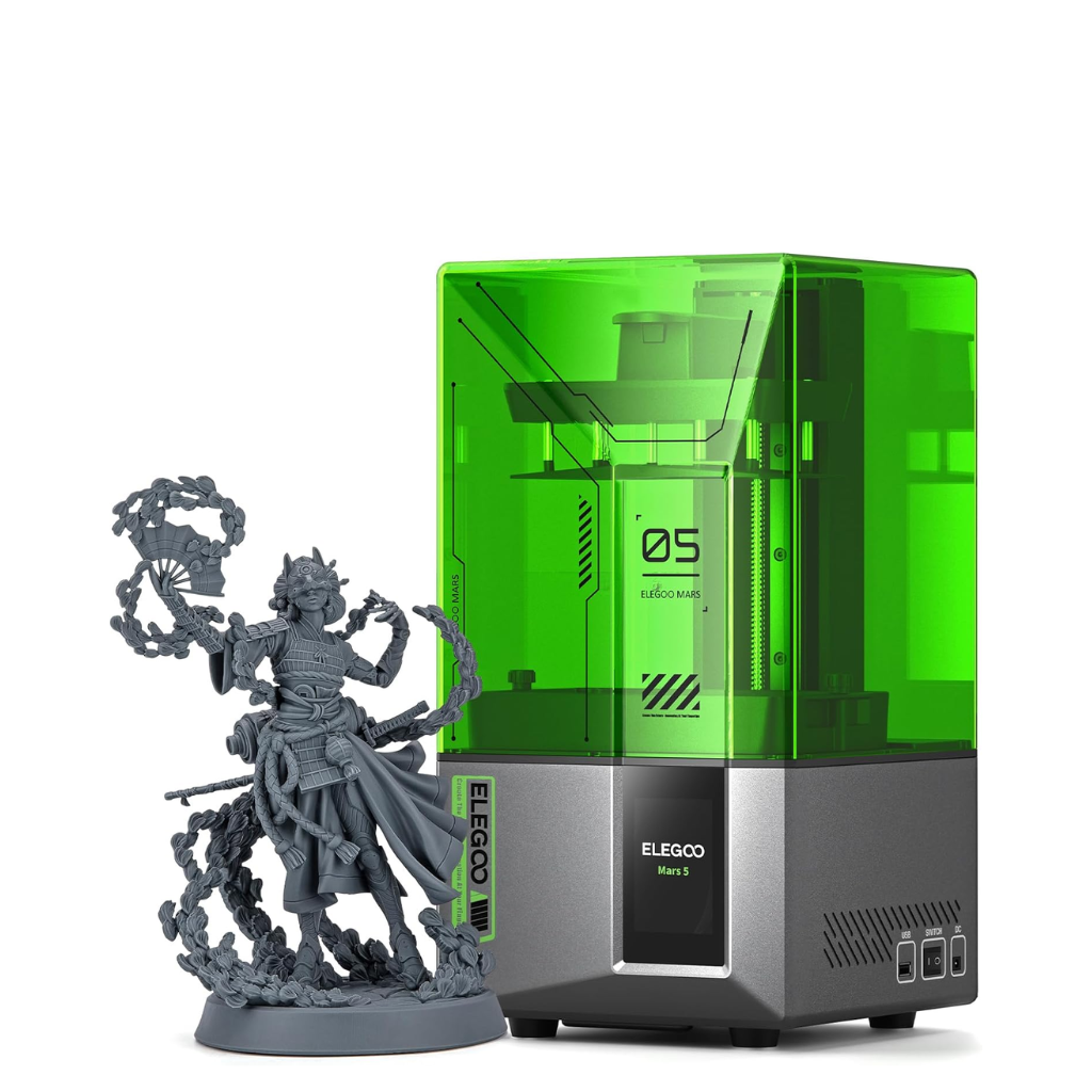 MARS-5 6,6″ 4K (143.43x89.6x150mm) ELEGOO Impresora 3D resina - Imagen 2