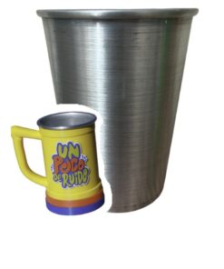 MOD1 500ML LABIO GRUESO VASO UN POCO DE RUIDO 500ML CON STL (SOLO VASO DE ALUMINIO SIN PIEZAS IMPRESAS) ALUMINIO