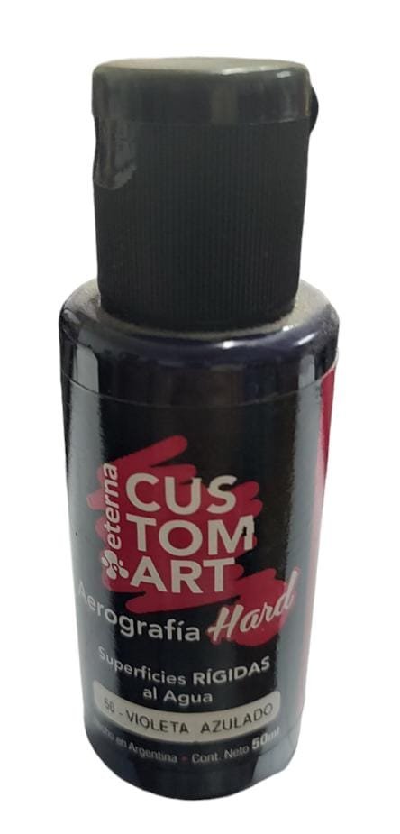 VIOLETA AZULADO Pintura Aerografia Eterna Hard Superficies Rigidas 50ml X 15 COD 60