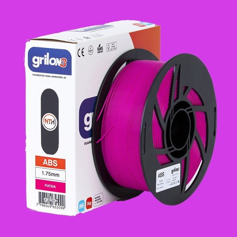 FUCSIA ABS GRILON FILAMENTO 3D 1.75MM 1KG