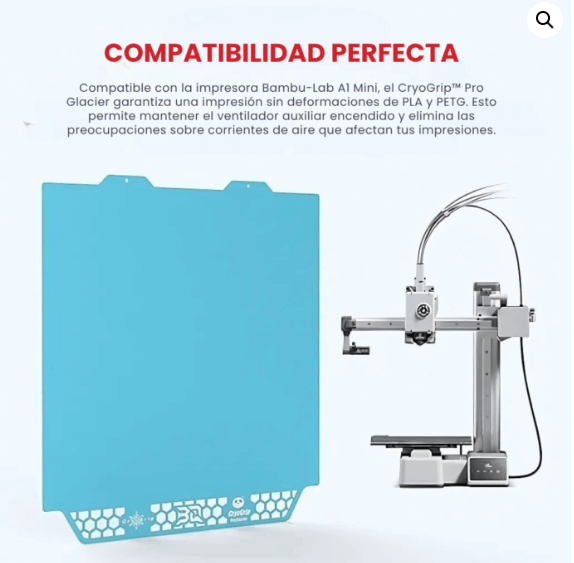 Cama Magnética CRYOGRIP PRO GLACIER – A1 MINI 1060000747 - Imagen 5
