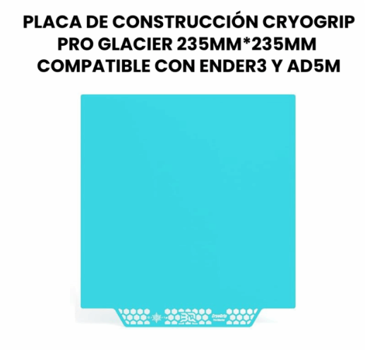 Cama Magnética CRYOGRIP GLACIER – ENDER-FLASHFORGE SERIES 1060000760 - Imagen 5