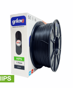 NEGRO HIPS GRILON FILAMENTO 3D 1.75MM 1KG