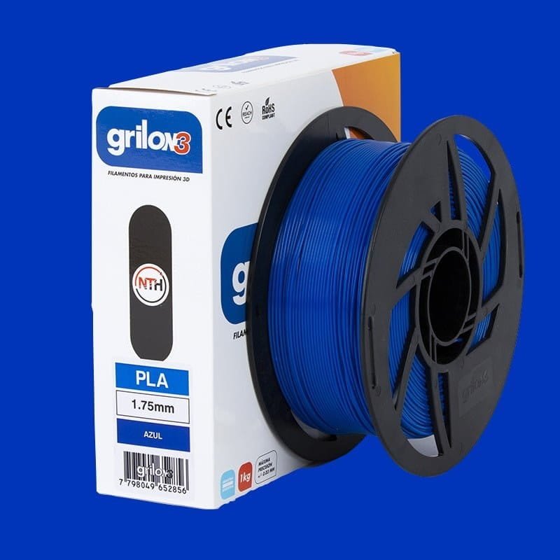 AZUL PLA GRILON FILAMENTO 3D 1.75MM 1KG M10IAZ175CJ
