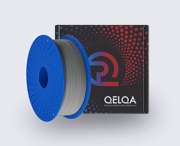 PLATEADO (Silver) PLA QELQA FILAMENTO 3D 1.75MM 1KG