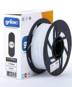 SIMPLIFLEX BLANCO GRILON FILAMENTO 3D 1.75MM 1KG FLEXIBLE